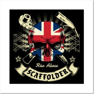 British Scaffolder Trade Logo Posters and Art